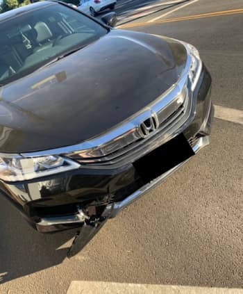 Damage to Honda