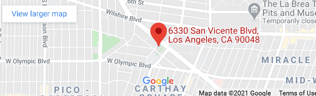 Map of LA location