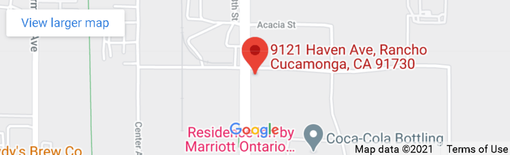 map of Rancho Cucamonga location