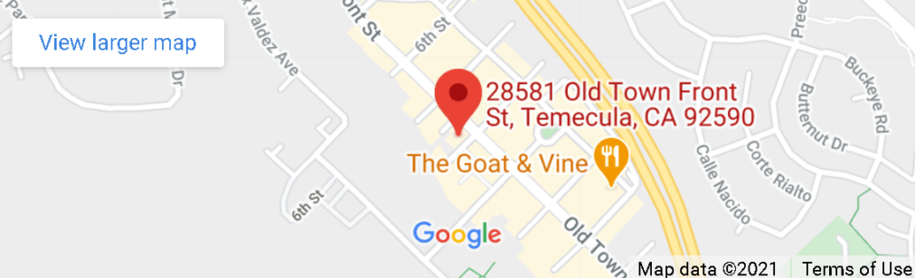 map of Temecula location
