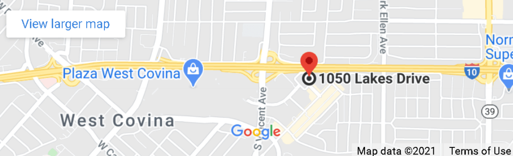 map of West Covina location